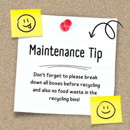 🌟 Maintenance Tip of the Month 🌟
Friendly reminder: when recycling, please break down all boxes before placing them in the bin! 📦 And remember, no food waste in the recycling bins! Let's keep our environment clean and green together. ♻️ #MaintenanceTip #RecycleResponsibly Instagram post from @theprescottconcord on July 02, 2024 08:00:36am